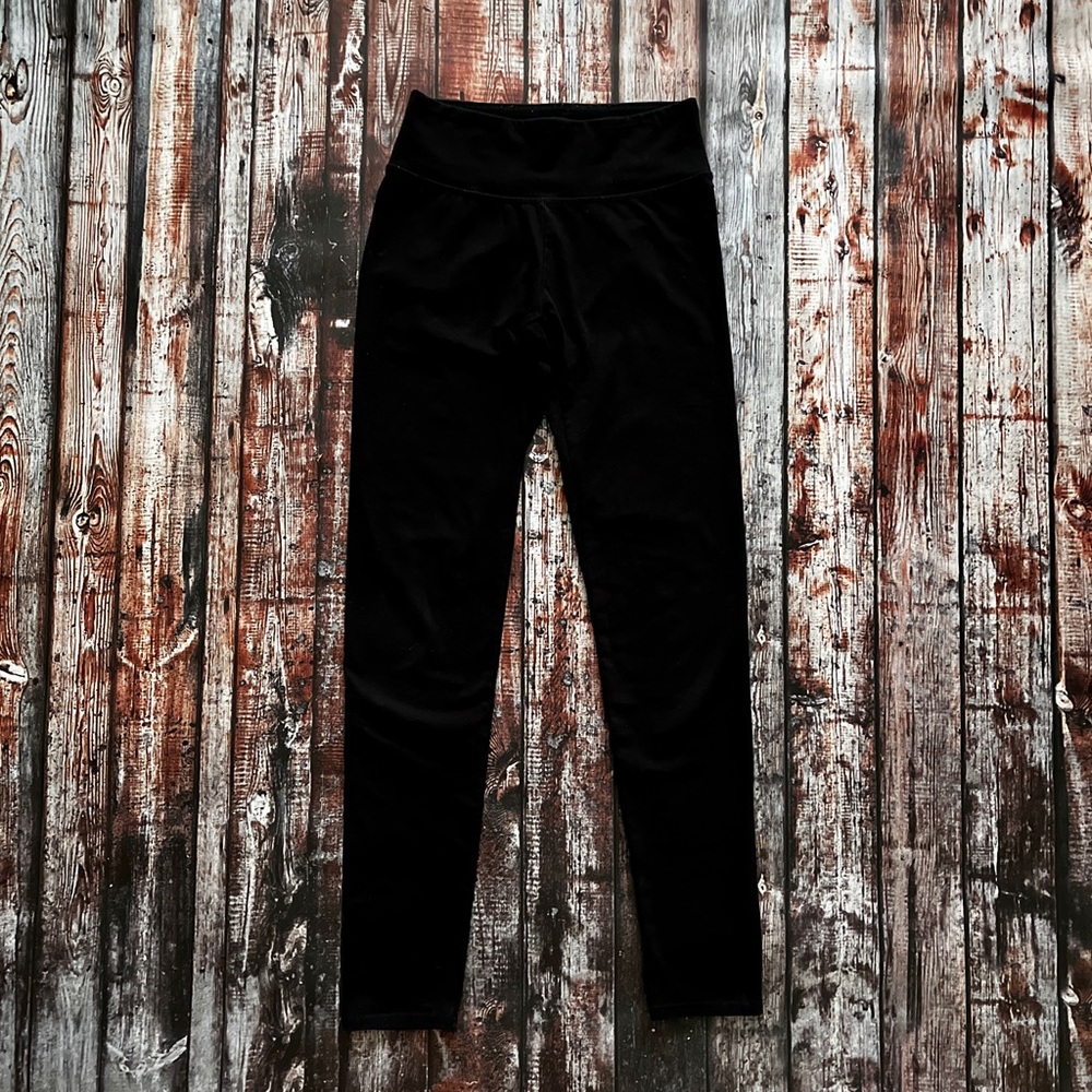 Aerie Black Knit Cotton Leggings
